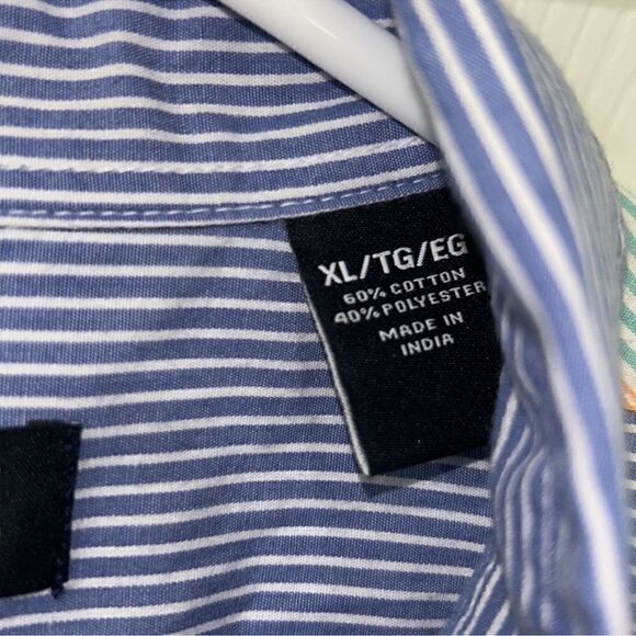 Chaps Men's Stripe Short Sleeve Shirt(Size XL) - Picture 5 of 6